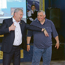30.06.23. Клуб Честь имею. Встреча - 50 лет поступления в Училище. Андрей Булгаков и Алексей Потехин вспоминают пройденные мили!