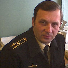 2005. Обнинск. Учебный центр. Рабочий кабинет. капитан 1 ранга Булгаков.