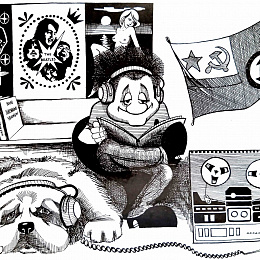 Фото из выпускного альбома 252 класса 1986 г.