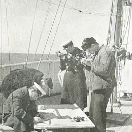 Нанесение точки на планшет на &amp;amp;quot;Рулевом&amp;amp;quot;.1941 г.