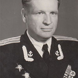Капитан 1 ранга Ганенко Георгий Дмитриевич. Конец 1960-х - начало 1970-х гг.