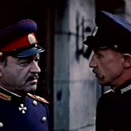 М. Толкачёв в роли начальника полиции в х/ф "Опасные гастроли"  (1969).