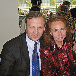 20.09.2008. Встреча - 30 лет выпуска. Кафе Ретроавто. Андрей и Елена Булгаковы.