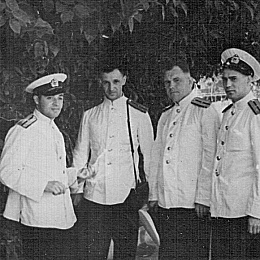 1956 год, август, Севастополь, Коткин П.М. справа.