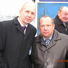 2008. Санкт-Петербург. Встреча обнокашников 30 лет выпуска. Слева: Руденко С., Алютин Б., Мезенов Ф.
